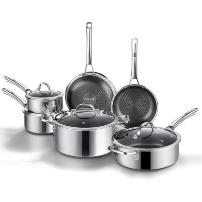 Complete Nonstick Cookware Set｜Effortless Cooking & Quick Clean‑Up For Your Kitchen