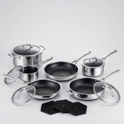 Complete Nonstick Cookware Set｜Effortless Cooking & Quick Clean‑Up For Your Kitchen
