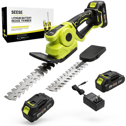 Portable 2‑in‑1 Garden Trimmer, Battery‑Powered Shrub & Grass Shear for Lawn and Hedge Care