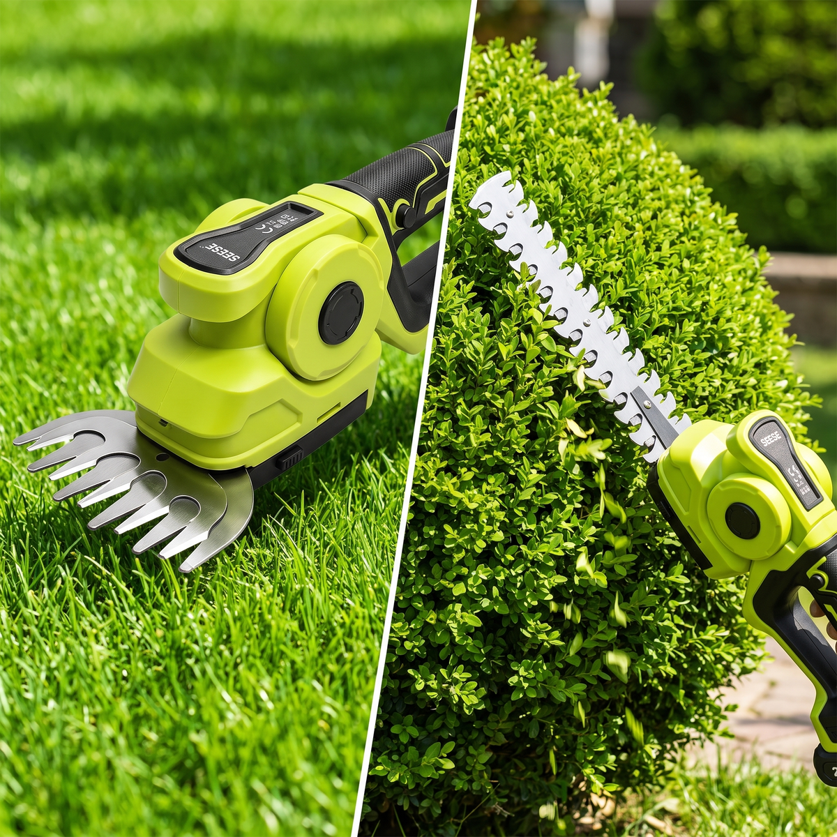 Portable 2‑in‑1 Garden Trimmer, Battery‑Powered Shrub & Grass Shear for Lawn and Hedge Care