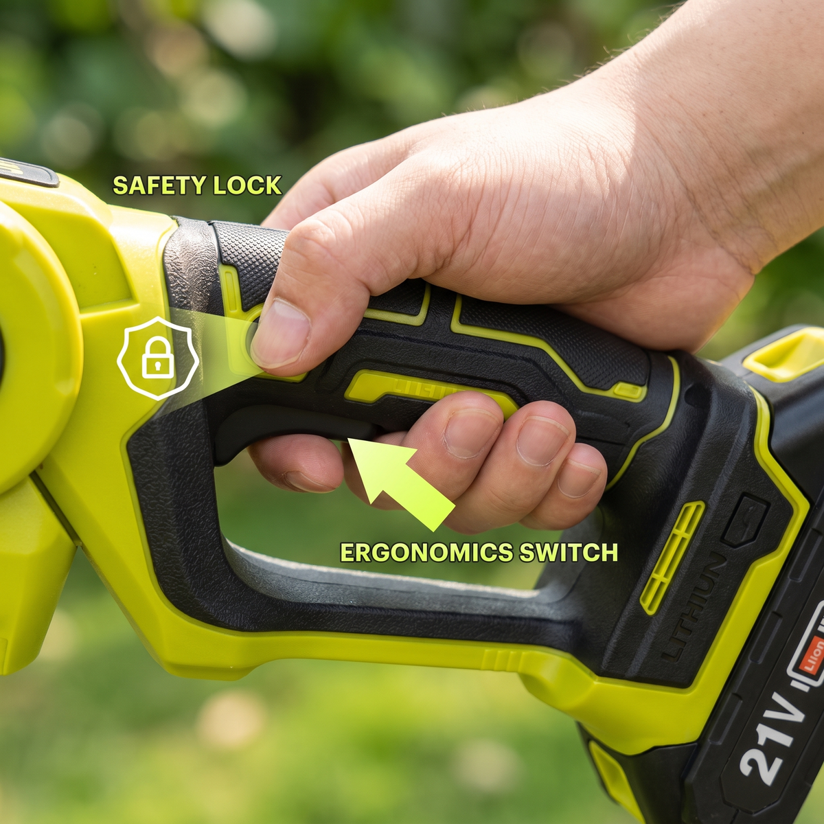 Portable 2‑in‑1 Garden Trimmer, Battery‑Powered Shrub & Grass Shear for Lawn and Hedge Care