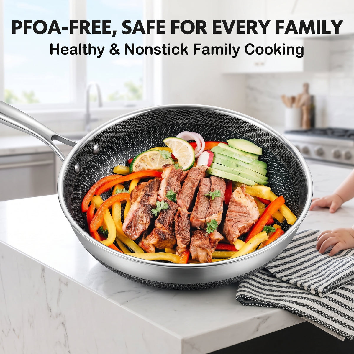 Complete Nonstick Cookware Set｜Effortless Cooking & Quick Clean‑Up For Your Kitchen