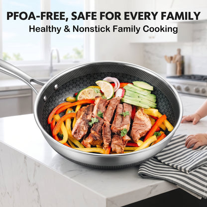 Complete Nonstick Cookware Set｜Effortless Cooking & Quick Clean‑Up For Your Kitchen
