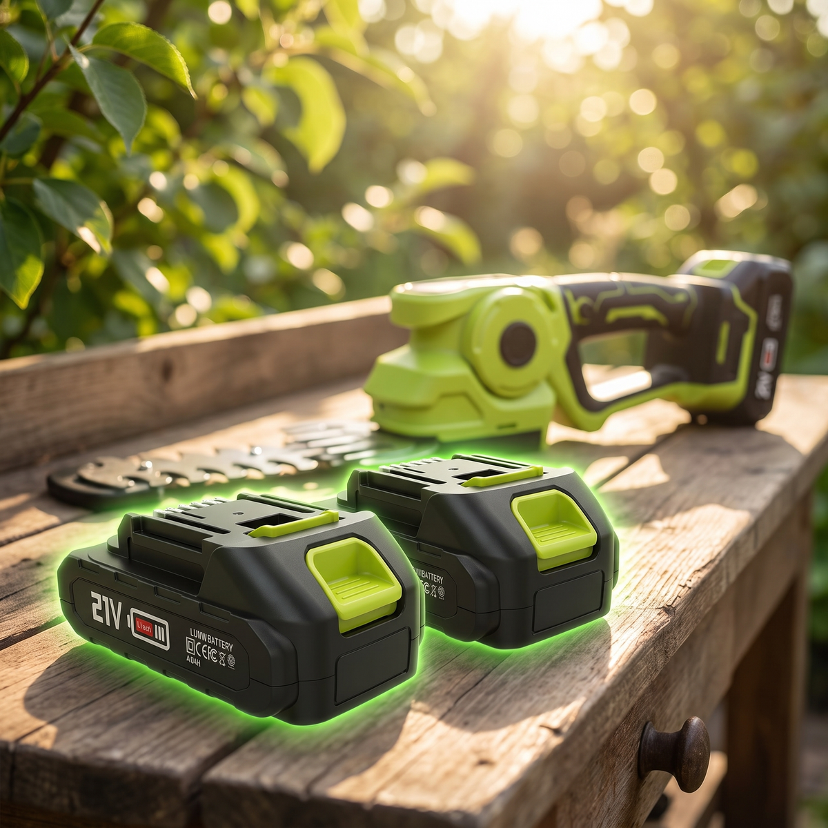 Portable 2‑in‑1 Garden Trimmer, Battery‑Powered Shrub & Grass Shear for Lawn and Hedge Care