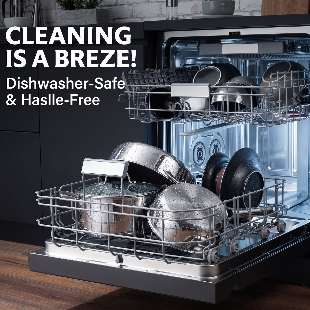 Complete Nonstick Cookware Set｜Effortless Cooking & Quick Clean‑Up For Your Kitchen