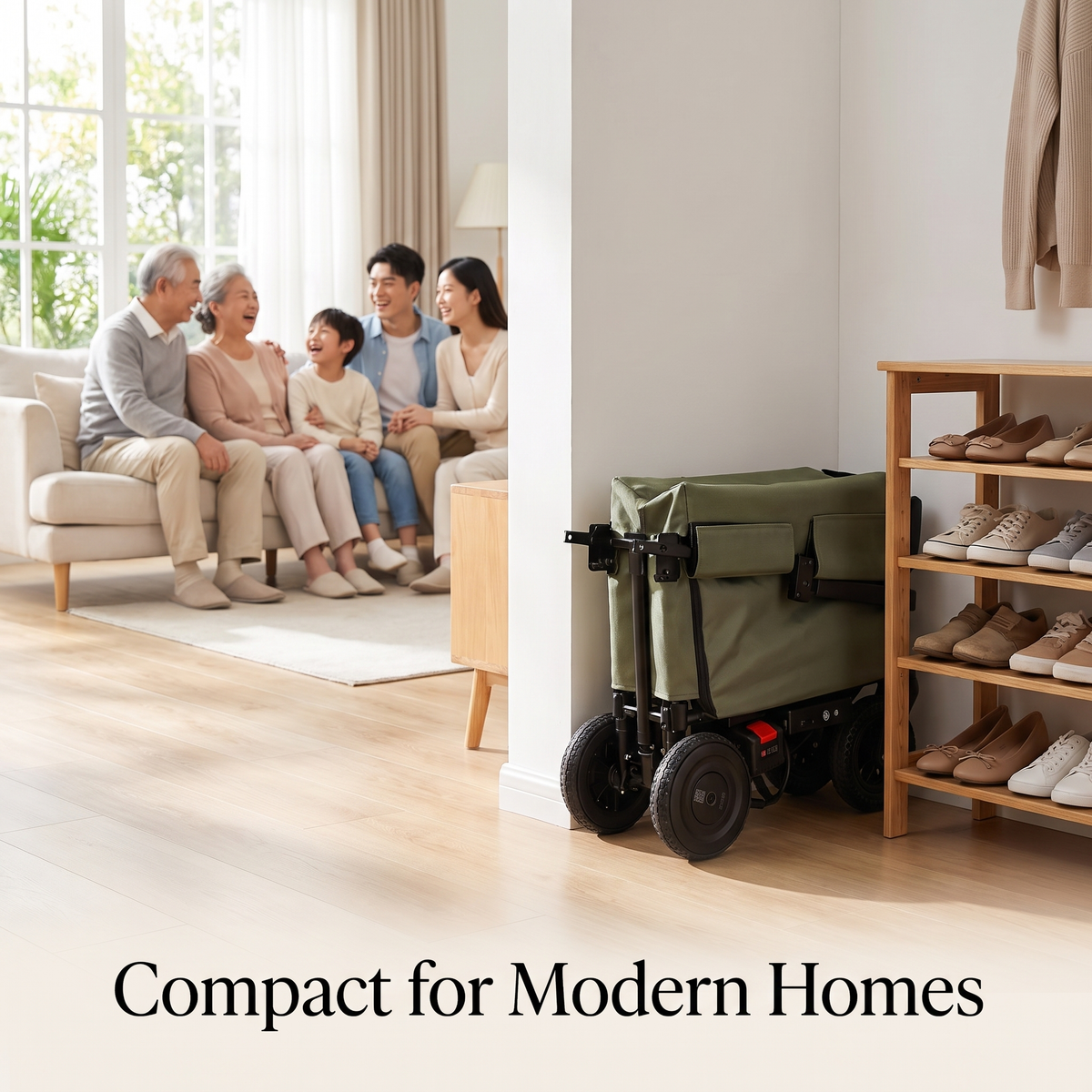 Ultra‑Light Foldable Motorized Wheelchair for Adults with Limited Mobility
