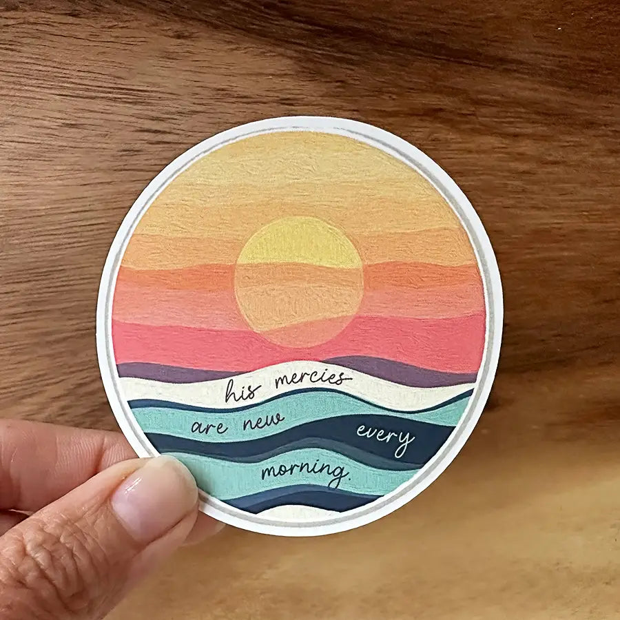 His Mercies Are New Every Morning Sticker