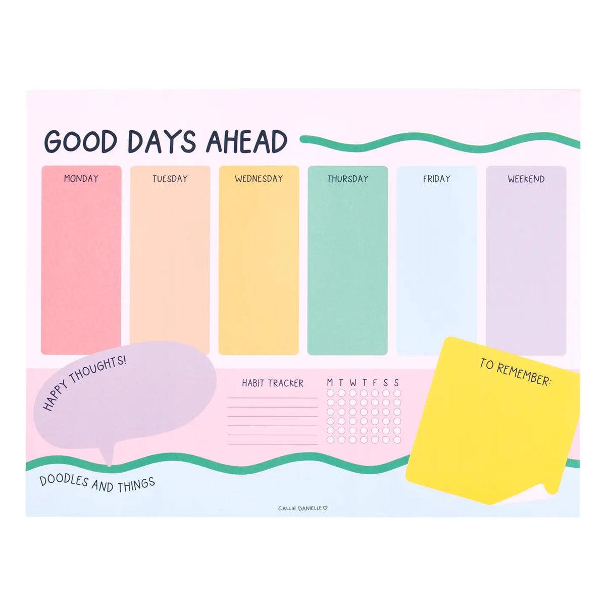 Good Days Ahead Notepad Planner